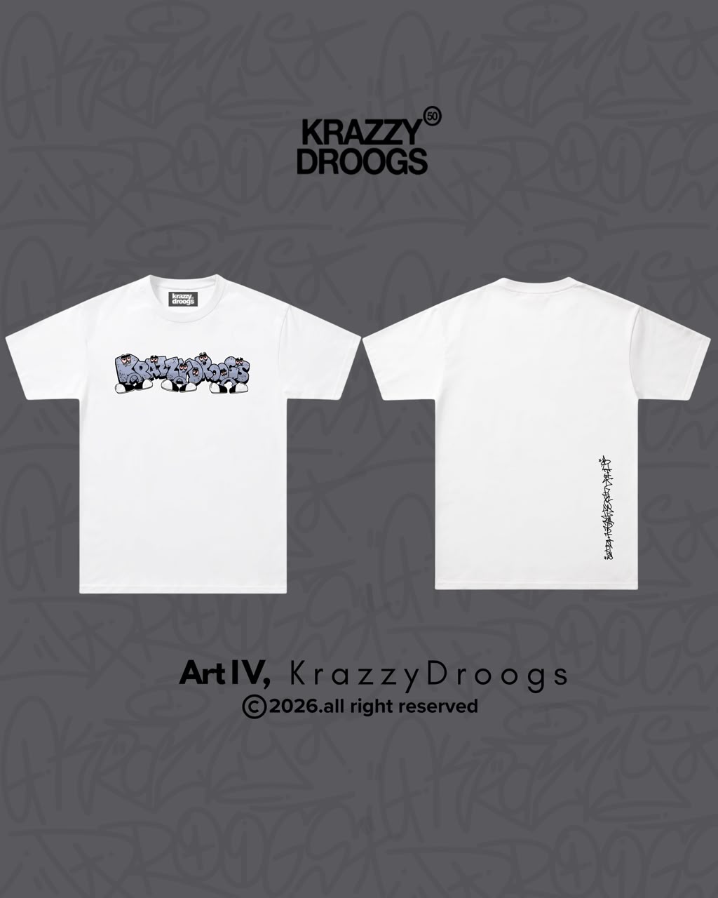 White — front & back